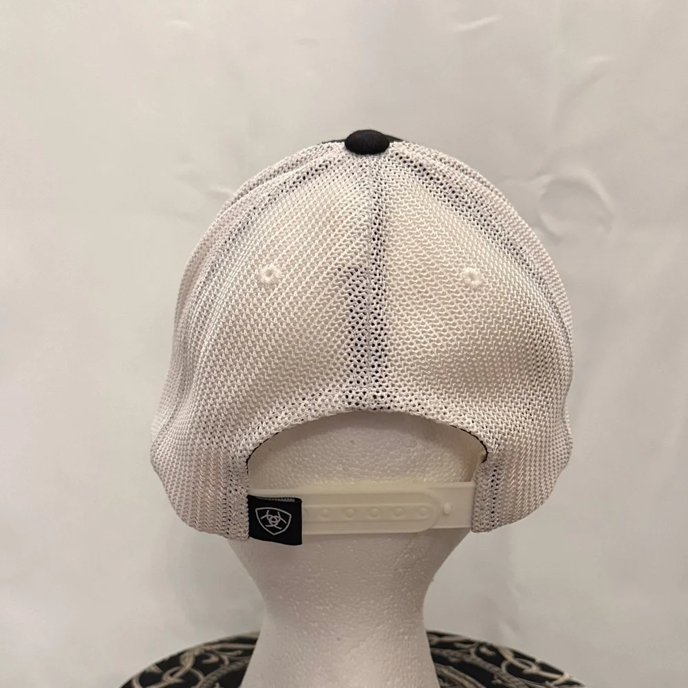 Ariat Black Cap with Mexican flag colors logo